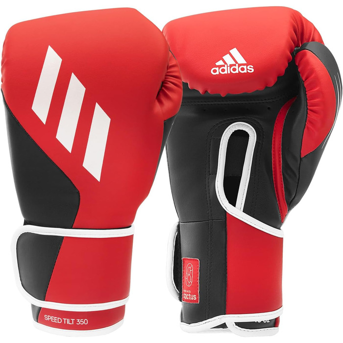 Боксерські рукавички Adidas Speed Tilt 350 на липучці з інноваційною технологією TILT®, перші на 100% екологічні рукавички з кактусового шкірозамінника