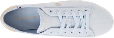 Кросівки жіночі Tommy Hilfiger Vulcanized Canvas, блакитні Breezy Blue, 39 EU