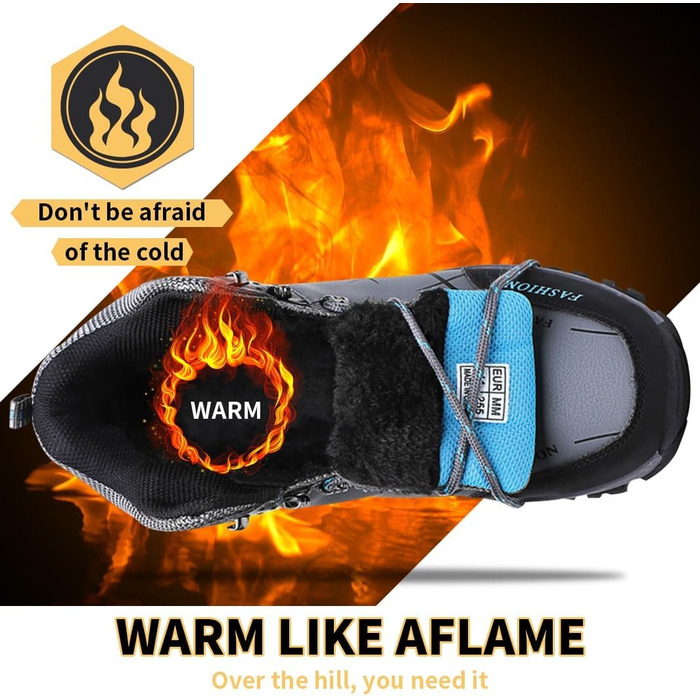 Чоловічі трекінгові черевики Littleplum: водонепроникні, дихаючі, з антиковзкою підошвою, високий верх, спортивні, сірий, 41 EU