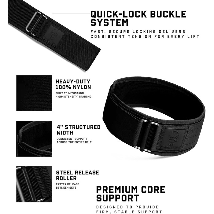 Пояс для важкої атлетики Gymreaper з неопрену 4