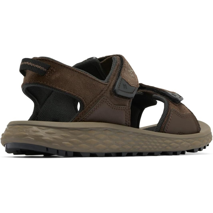 Columbia Konos Hiker 2-Strap: Чоловічі трекінгові сандалі, 44 EU, Cordovan Black