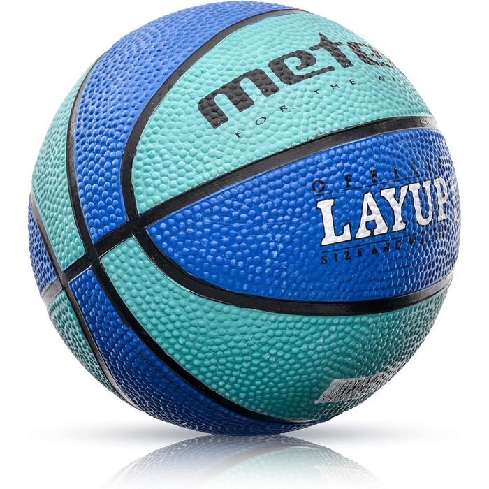 М'яч для баскетболу Meteor Layup Kinder Mini #4 (Blue) - для дітей 4-8 років. Ідеальний для навчання, м'який, з неслизькою поверхнею.