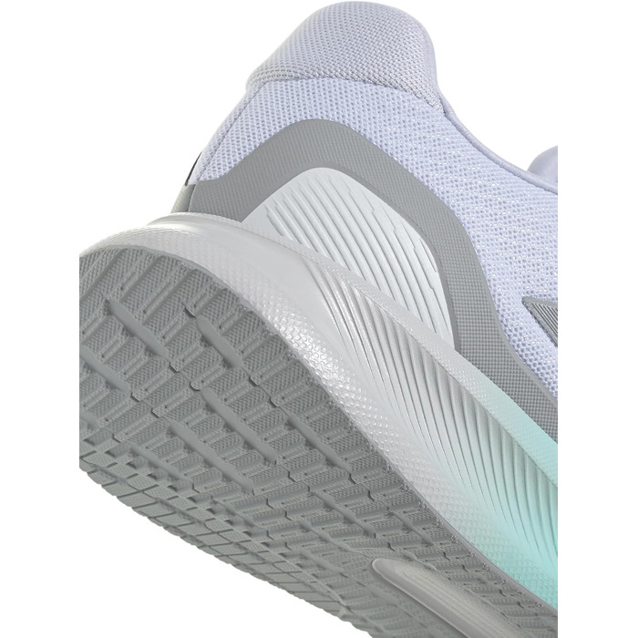 Жіночі кросівки для бігу adidas Runfalcon 5 з амортизацією Cloudfoam, білі/чорні (розмір 44 EU)