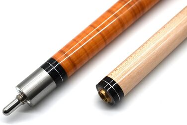 Більярдний кий EliteBreak Master Break & Jump, 143 см, з нержавіючою сталею, швидка фіксація