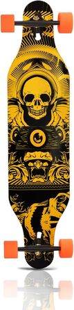 Скейтборд PINESKY Longboard 41 дюйм 8 шарів клена, комплект для круїзингу, карвінгу, фрістайлу та спуску з інструментом T-Tool