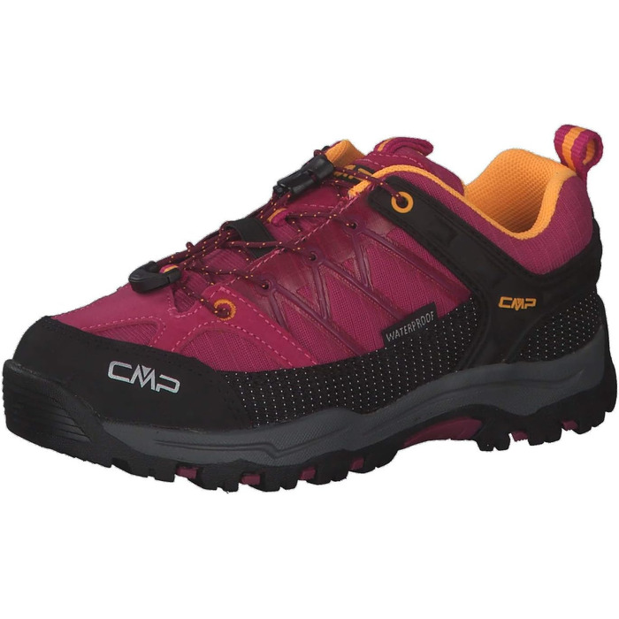 CMP Rigel Low WP - Дитячі трекінгові черевики, червоні, 35 EU