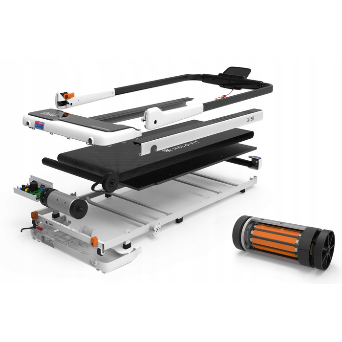 Складана домашня бігова доріжка Halo-Fit X150 з додатком, макс. вага 110 кг, швидкість до 12 км/год