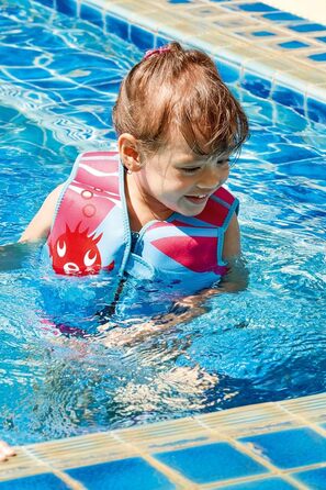 Дитячий жилет для плавання BECO-Sealife, 1-6 років, 15-30 кг, блакитний/зелений