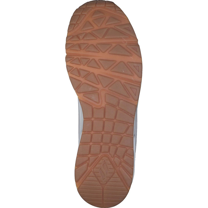 Чоловічі кросівки Skechers UNO Harry Kane AirSneaker, 43 EU, білий, Duraleather, замша Burgundy