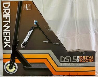 Трюковий самокат Driftwerk DS1.5 Glow in The Dark для дітей, світиться у темряві, фрістайл, міцна конструкція