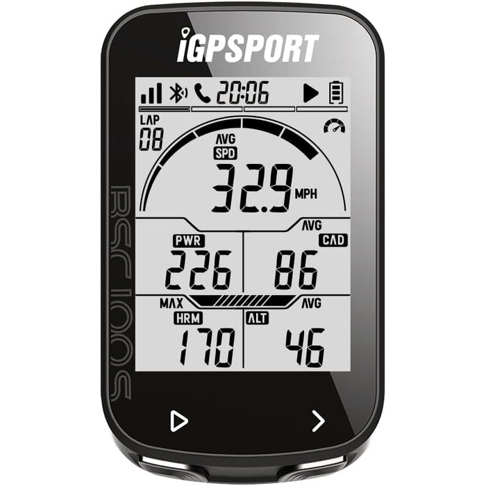 Велокомп'ютер GPS iGPSPORT BSC100S, 2,6