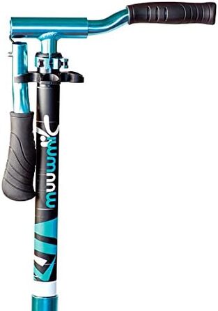Самокат трюковий muuwmi Aluminium Scooter Deluxe 205 мм ABEC 7, регульована висота, для дітей та дорослих, сертифікат GS, бірюзовий