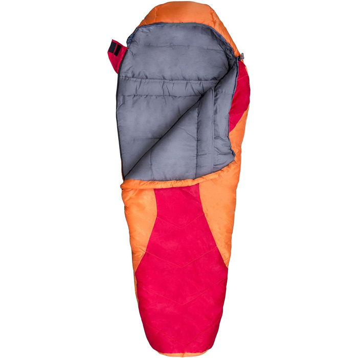 Сплячий мішок Explorer Starlite Junior для дітей, -6°C +11°C, 175x70x45 см, 300GSM, з капюшоном, YKK, ковдраний