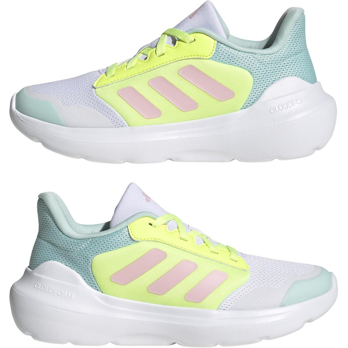Дитячі кросівки adidas TENSAUR Run 3.0 Junior - білі, рожеві, жовті (40 EU)