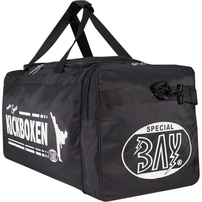 Спортивна сумка BAY XL для кікбоксингу, муай-тай, тренувань, чорна, 70x32x30 см