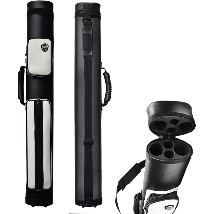 Чохол для більярдної кули (2 шт.) Hartschalenkoffer, чорно-білий, F10