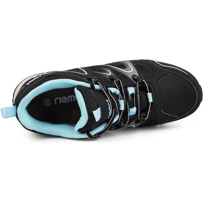 Чоловічі трекінгові півчеревики Riemot для хайкінгу та туризму (чорно-синій, 41 EU)