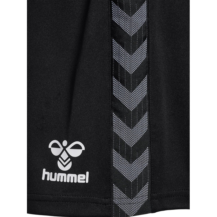 Чоловічі спортивні шорти Hummel Authentic PL — тренувальні шорти з регульованим поясом, дихаючі та швидкосохнучі, 100% перероблений поліестер, чорні
