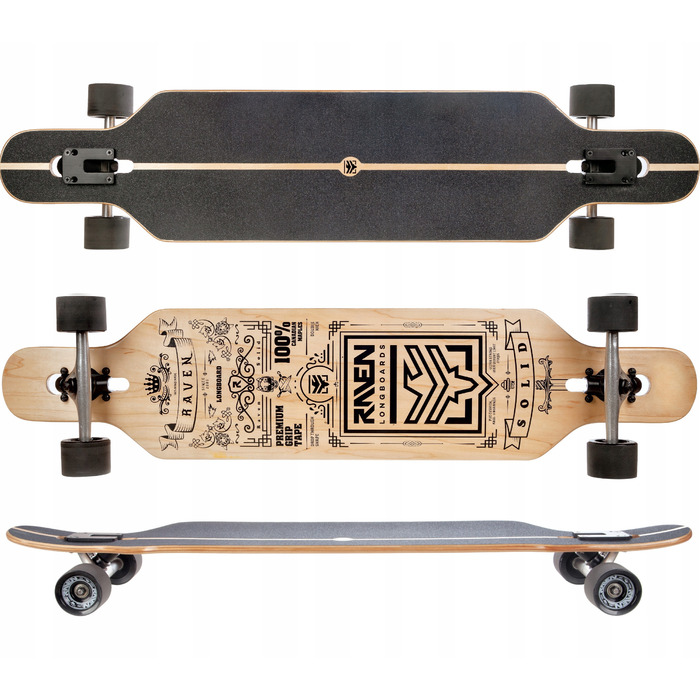 Лонгборд Raven Solid ABEC-9