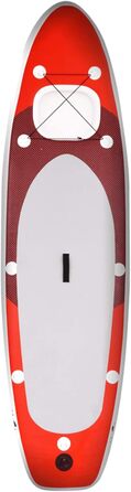 Надувна SUP-дошка LAPOOH 330x76x10 см червона, комплект для сапбордингу з веслом і сидінням