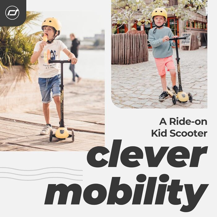 Дитячий самокат Scoot&Ride Highwaykick 3 LED, рожевий