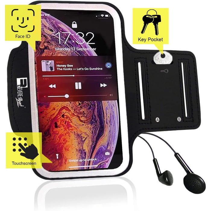 Спортивний чохол-наручний браслет RevereSport для iPhone Max 16/15/14/13/12/Plus (6.7 дюйма) — для бігу, фітнесу, тренувань
