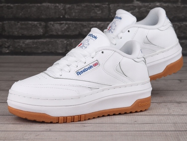 Кросівки Reebok білі шкіряні, низькі, на шнурівці, розмір 37