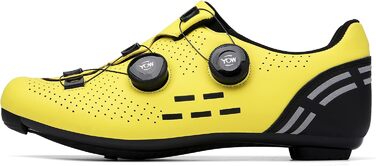 Велосипедні шкарпетки SDEQA для жінок, сумісні з Peloton, Look SPD, SPD-SL, Delta Lock. Жовті, 36 EU