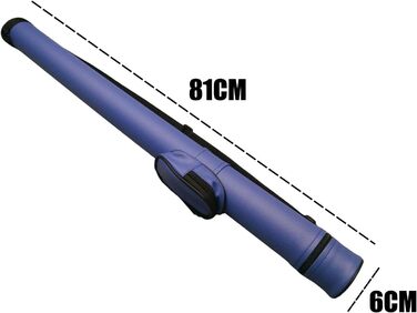 Чохол для більярдних київ Harter Pool-Queue, вінтажний стиль, великі кишені, блакитний