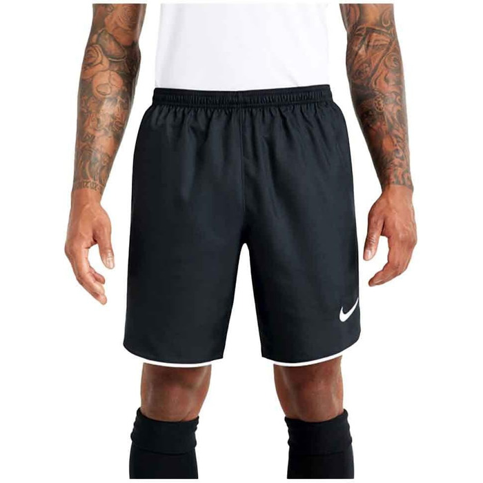 Чоловічі спортивні штани Nike Sportswear Tech Fleece LSR V Short з білим логотипом, чорні