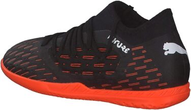 Дитячі футбольні бутси PUMA Future 6.3 Netfit It Jr - 32 EU (Чорний/Білий/Помаранчевий)