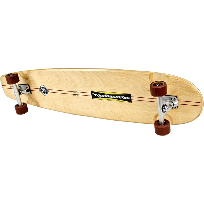 Hamboards Huntington Hop 'Sky Cream' – ручна робота, лонгборд для лендсерфінгу та круїзингу, ламінована береза і клен