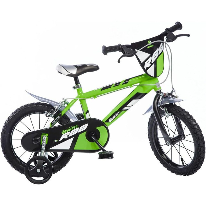 Дитячий велосипед Dino Bikes, 16 дюймів, зелений