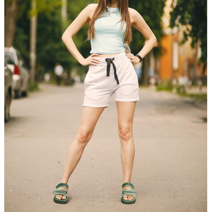 Спортивні сандалі KuaiLu жіночі з м'якою устілкою, ортопедичні для підтримки підошви, зелені, розмір 41 EU