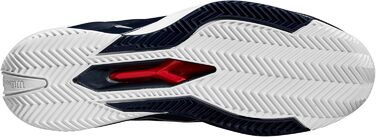 Тенісне взуття Wilson Rush Pro 4.5 Clay для ґрунту, розмір 40 2/3 EU, Navy Blazer/Navy Blazer/White