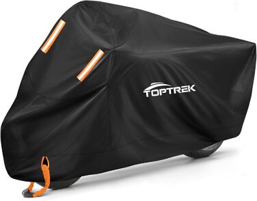 Тент для мотоцикла Toptrek Outdoor XXL - водонепроникний захист на зиму (245x105x125 см)