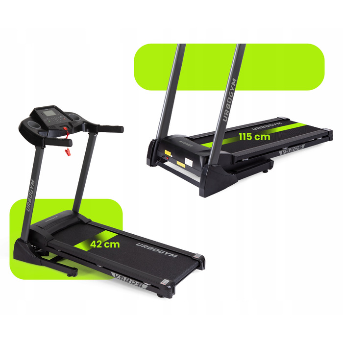 Електрична бігова доріжка Urbogym V520S (до 130 кг)