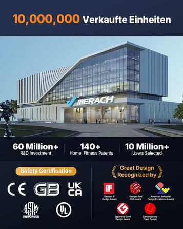 Біговий тренажер MERACH для дому з нахилом 18%, автоматична зміна нахилу, 1-14 км/год, складаний, потужність 3.5HP, розмір 46*120 см, 12 програм, чорний