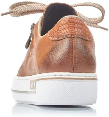 Кросівки жіночі Rieker L88C2, коричневі шкіряні, 40 EU