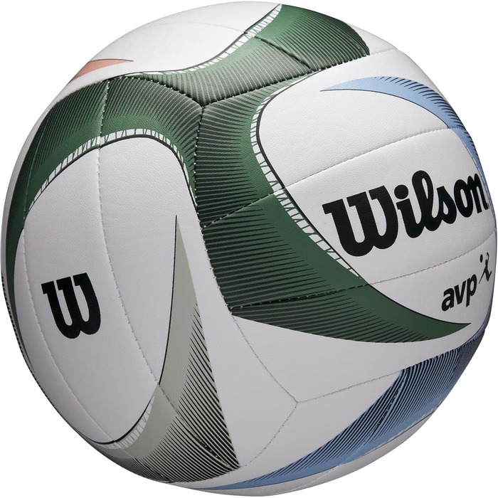 Волейбольний м'яч Wilson AVP PXL, білий/синій/зелений