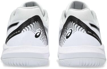 Тенісні кросівки ASICS Gel Dedicate 8 для чоловіків, 42.5 EU, білий/чорний