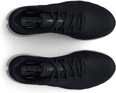 Чоловічі бігові кросівки Under Armour Charged Breeze, розмір 45 EU, чорний колір
