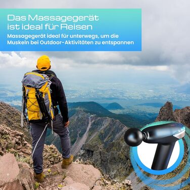 Масажер Extralink Massage Gun Lite: 6 насадок, 3200 об/хв, USB-C, для шиї та м'язів