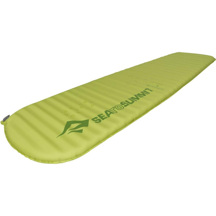 Каремат Sea to Summit Comfort Light Self Inflating Regular Green - самонадувний килимок для туризму, піших прогулянок, 2.5 сезони, з технологією Delta Core та системою Packsack & Pillow Lock