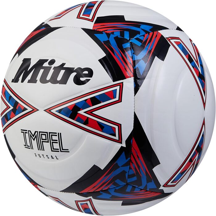 М'яч для футзалу Mitre Impel, розмір 3, білий, унісекс