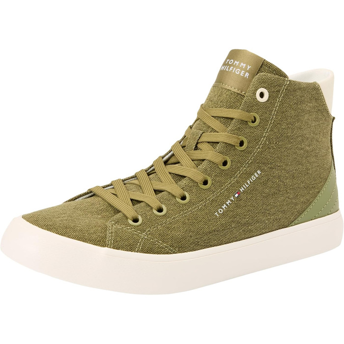 Чоловічі кросівки Tommy Hilfiger Vulcanized Summer, колір Mash Green (47 EU)