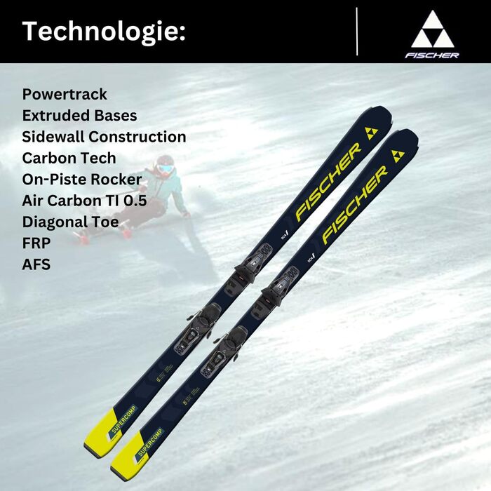 Лижні гірські Fischer RC 4 Supercomp SLR + RS 10 SLR 150
