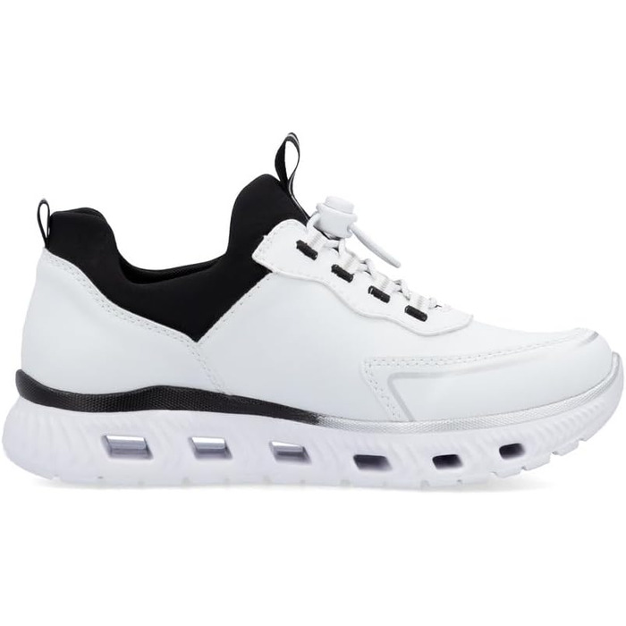 Жіночі сліпони Rieker M6062 білі комбіновані, розмір 39 EU