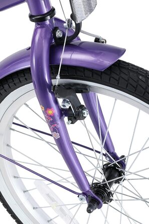 Дитячий велосипед BIKESTAR для дівчат, 20/24 дюйми, від 6 років