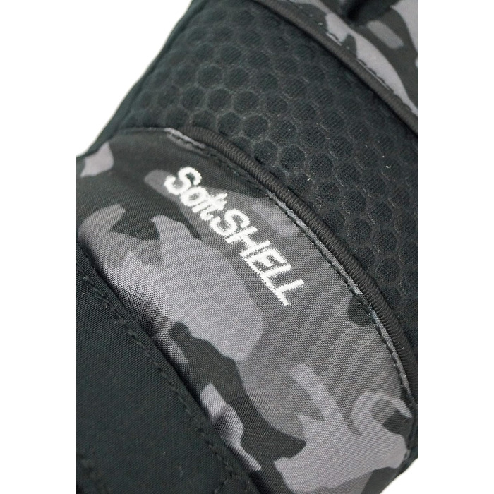 Дитячі гірськолижні рукавички Reusch 5.5 Camouflage-Schwarz: теплі, водонепроникні та вітрозахисні